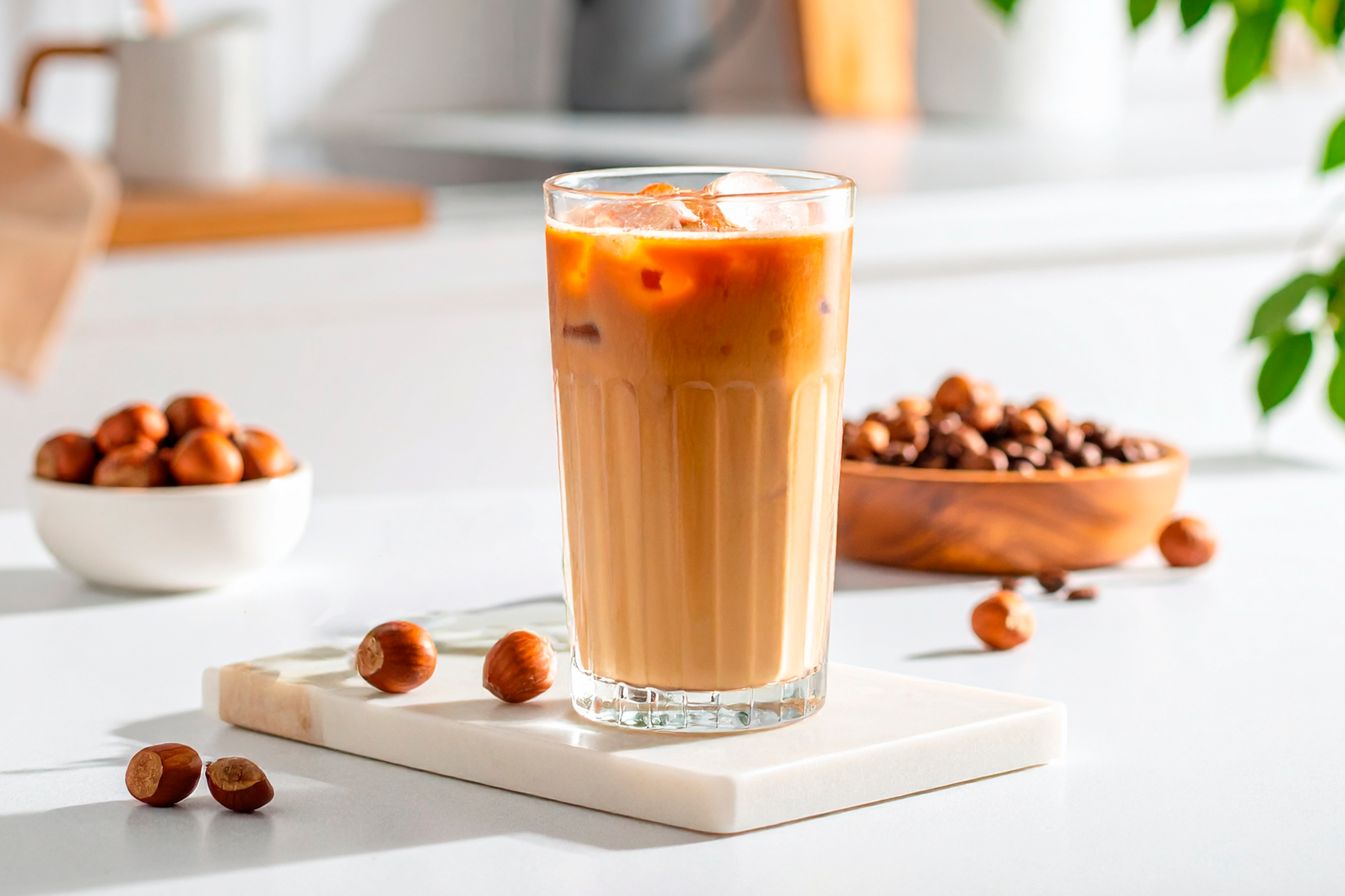 Iced Hazelnut Oat Milk Shaken Espresso
